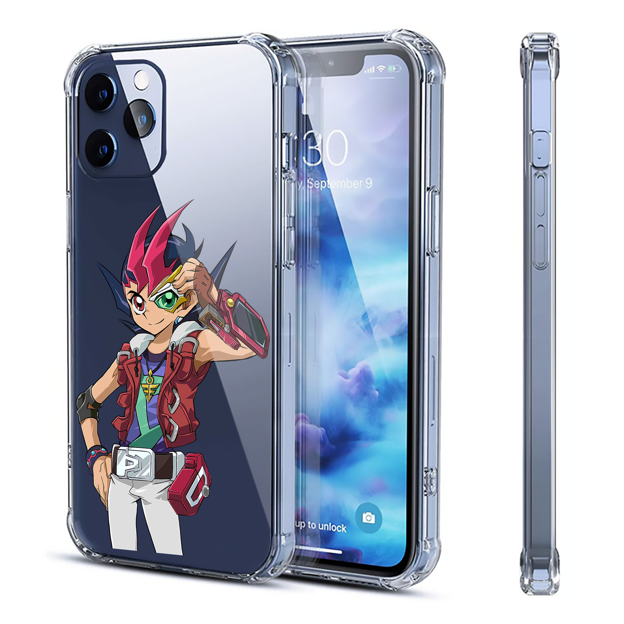 （画像用） 遊☆戯☆王 Yu-Gi-Oh! 【iPhone 12シリーズ対応】透明スマホケース（クリアソフトケース）